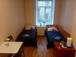 Хостелы Jovena Hostel Вильнюс Бюджетный двухместный номер с 2 отдельными кроватями-4